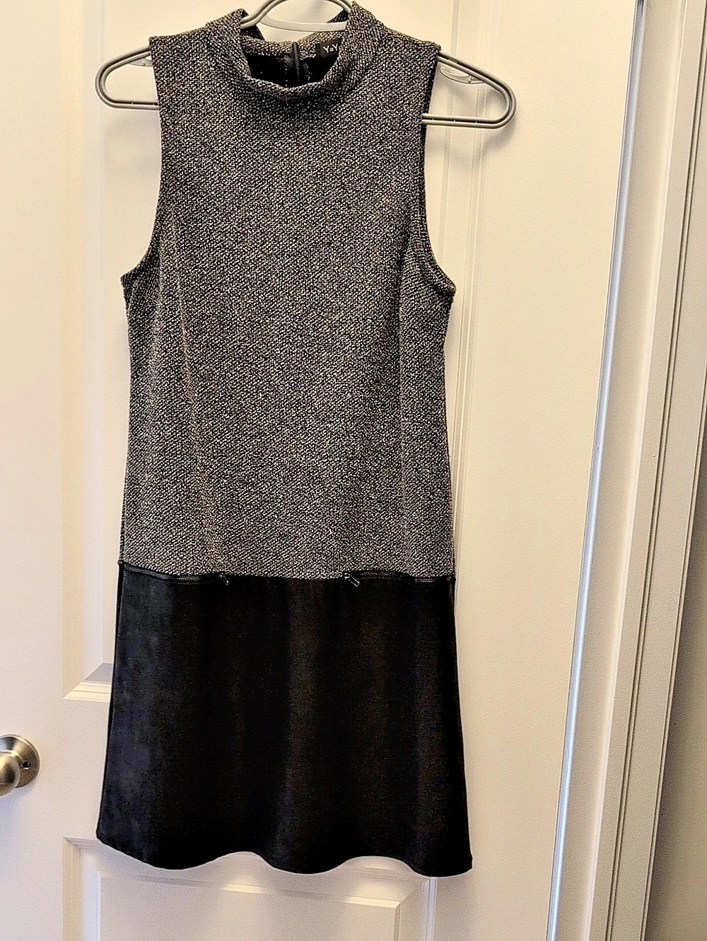 YaYa & Co. Sleeveless Textured Mini Dress